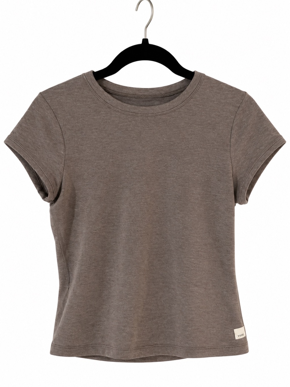 Vuori Heathered Taupe Brown Crewneck T-Shirt Size S